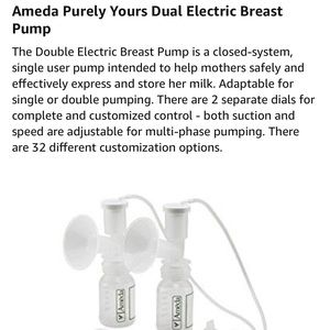 Brand New Ameda Purely Yours breastpump